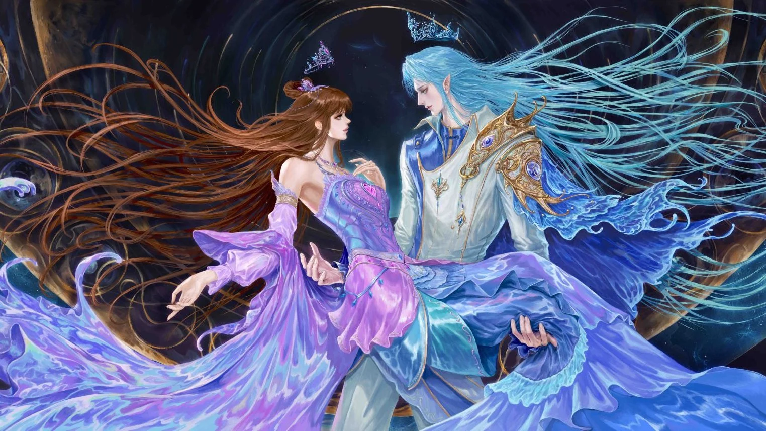 Đế Linh Yêu Mặc Thuỷ Linh Lung - Divine Love Deep Blue