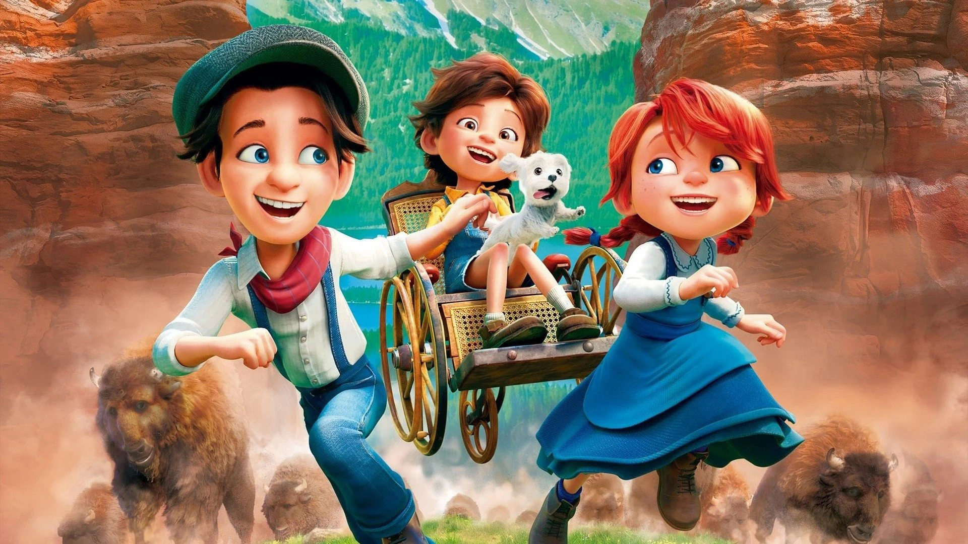 Bộ Ba Sửu Nhi Đại Náo Mỏ Vàng - Buffalo Kids